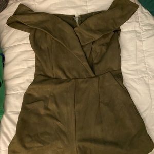 Olive green one piece